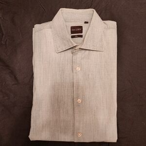 Light Wash Denim Chambray Shirt